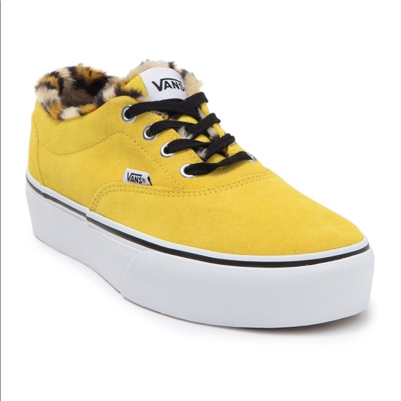 platform yellow vans